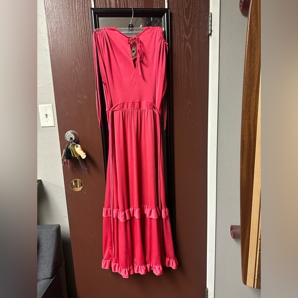 Jody T of California vintage 70’s dress in hot pink size medium - Picture 9 of 12